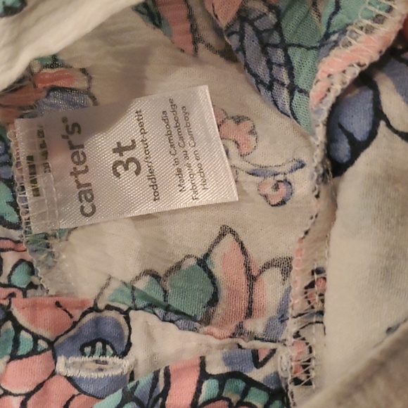 Carter Toddler girl 3T top. Paisley pattern tunic length. - Picture 4 of 5